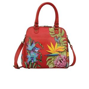 Anuschka Zip Around Convertavle Satchel -Island Escape